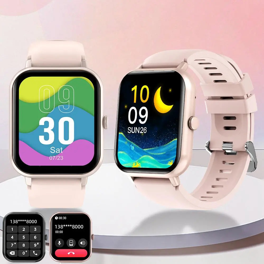 1.83-Inch Touchscreen Smartwatch with Calling Capability, Over 100 Sports Modes, and Waterproof Design - Versatile Fitness Tracker and Customizable Wearable Device