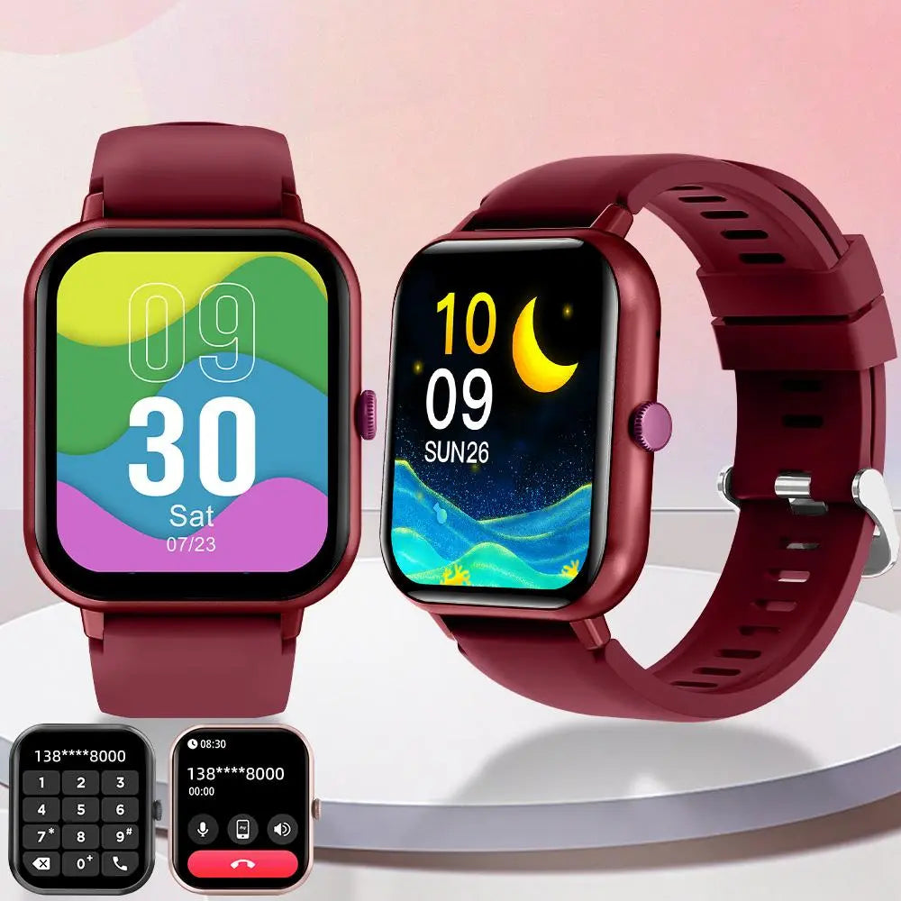 1.83-Inch Touchscreen Smartwatch with Calling Capability, Over 100 Sports Modes, and Waterproof Design - Versatile Fitness Tracker and Customizable Wearable Device