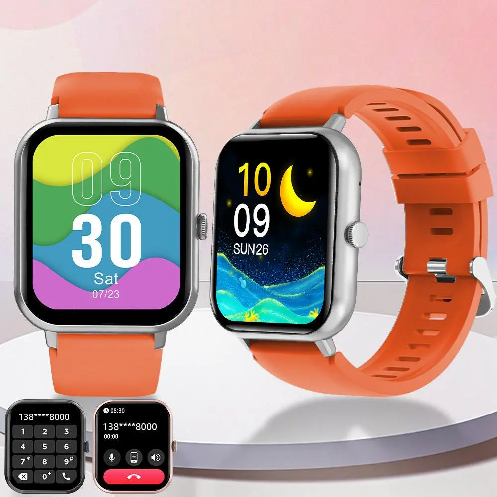 1.83-Inch Touchscreen Smartwatch with Calling Capability, Over 100 Sports Modes, and Waterproof Design - Versatile Fitness Tracker and Customizable Wearable Device