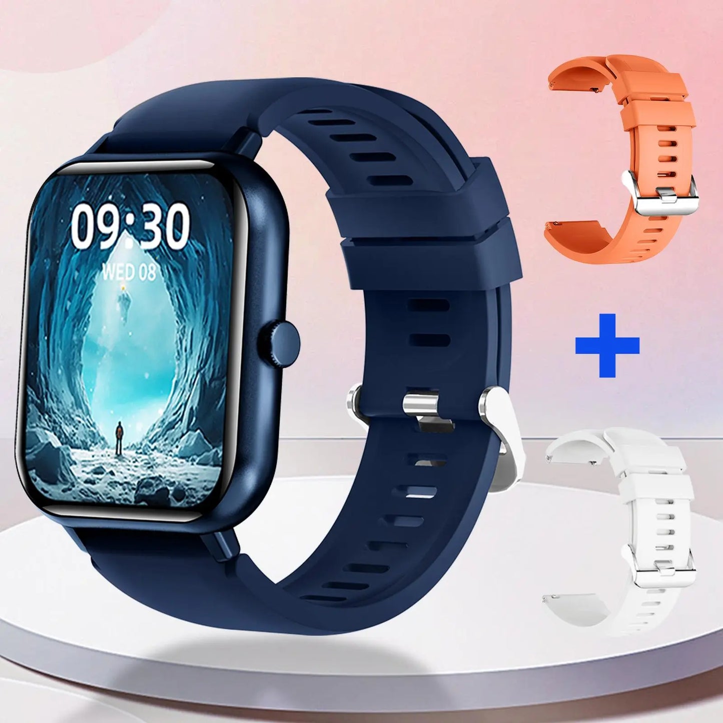 1.83-Inch Touchscreen Smartwatch with Calling Capability, Over 100 Sports Modes, and Waterproof Design - Versatile Fitness Tracker and Customizable Wearable Device