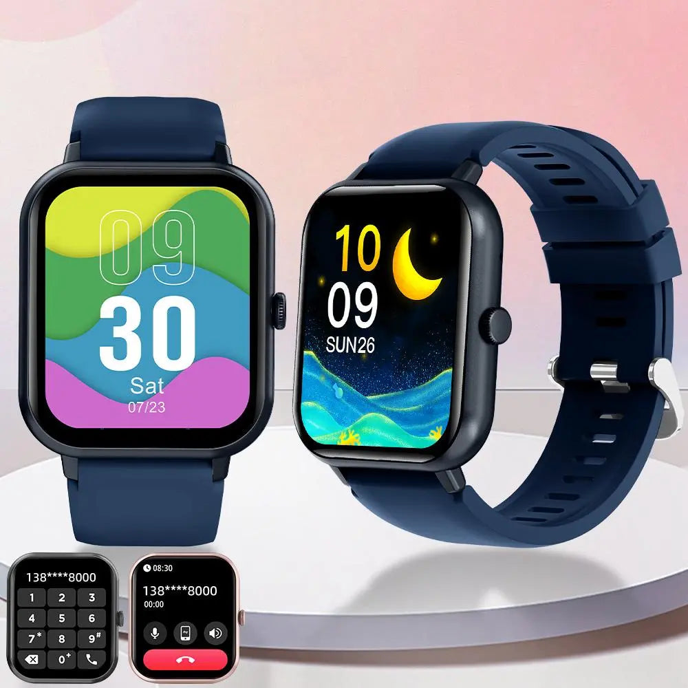 1.83-Inch Touchscreen Smartwatch with Calling Capability, Over 100 Sports Modes, and Waterproof Design - Versatile Fitness Tracker and Customizable Wearable Device