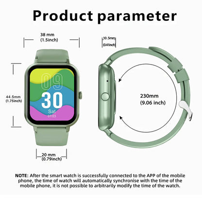 1.83-Inch Touchscreen Smartwatch with Calling Capability, Over 100 Sports Modes, and Waterproof Design - Versatile Fitness Tracker and Customizable Wearable Device