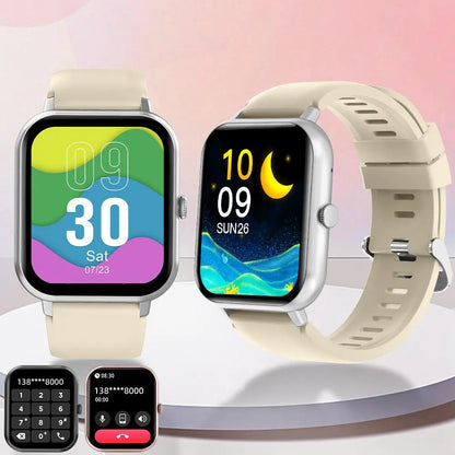1.83-Inch Touchscreen Smartwatch with Calling Capability, Over 100 Sports Modes, and Waterproof Design - Versatile Fitness Tracker and Customizable Wearable Device