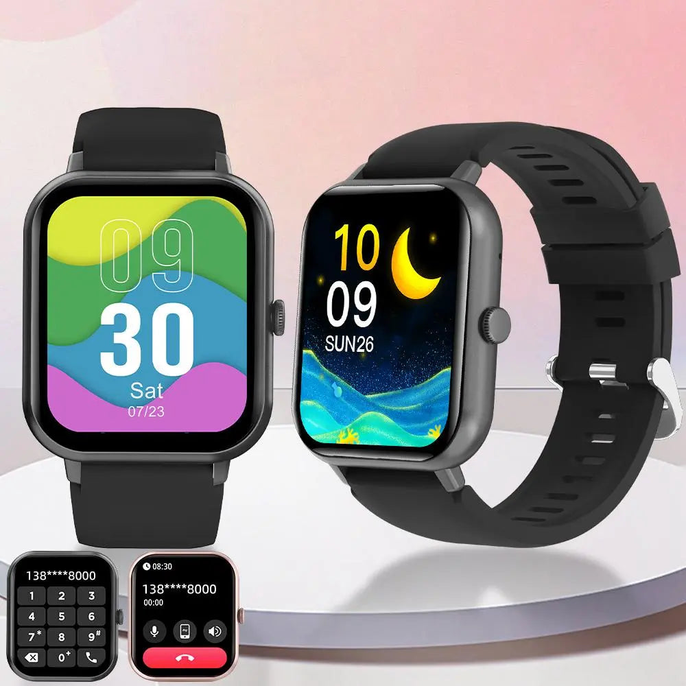 1.83-Inch Touchscreen Smartwatch with Calling Capability, Over 100 Sports Modes, and Waterproof Design - Versatile Fitness Tracker and Customizable Wearable Device
