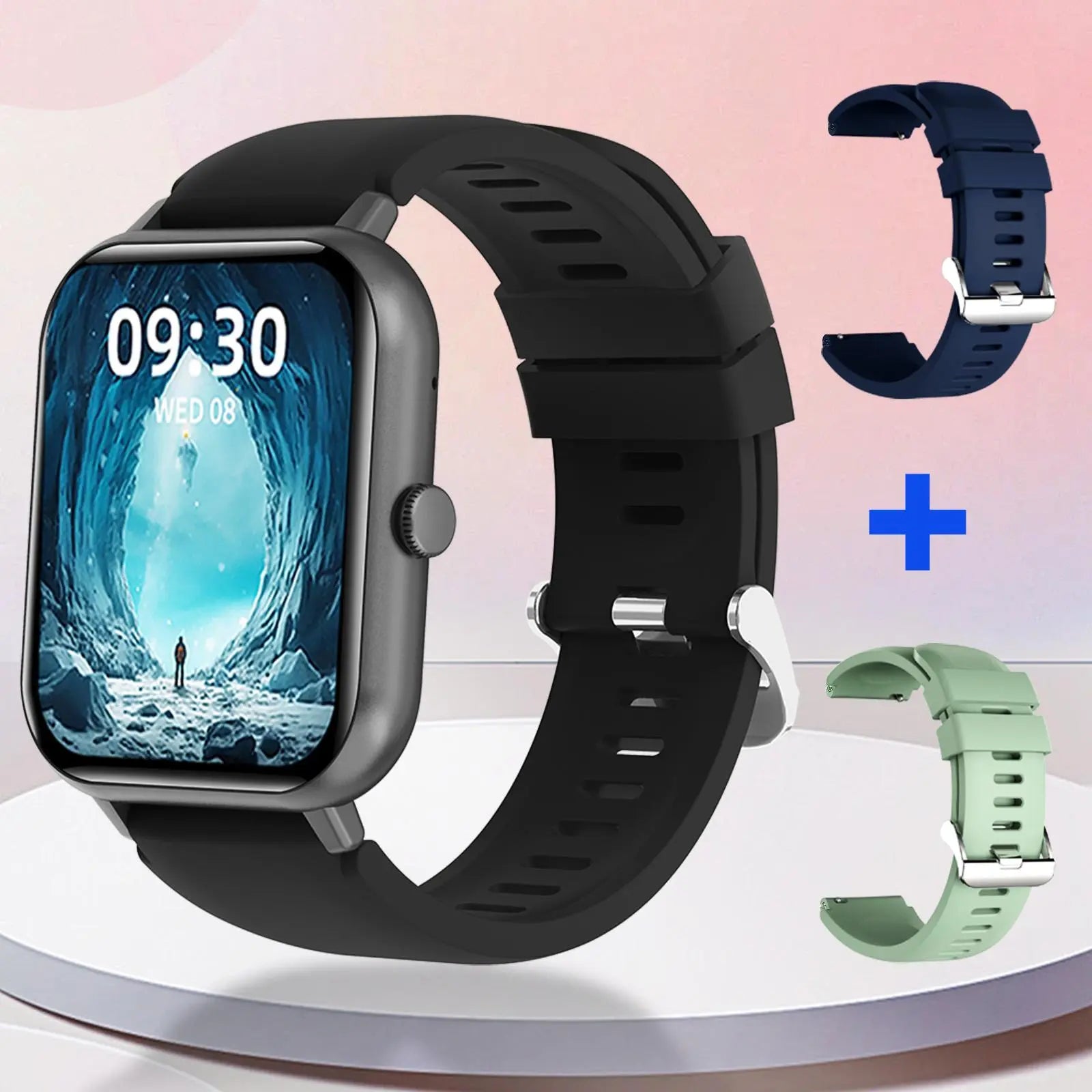 1.83-Inch Touchscreen Smartwatch with Calling Capability, Over 100 Sports Modes, and Waterproof Design - Versatile Fitness Tracker and Customizable Wearable Device